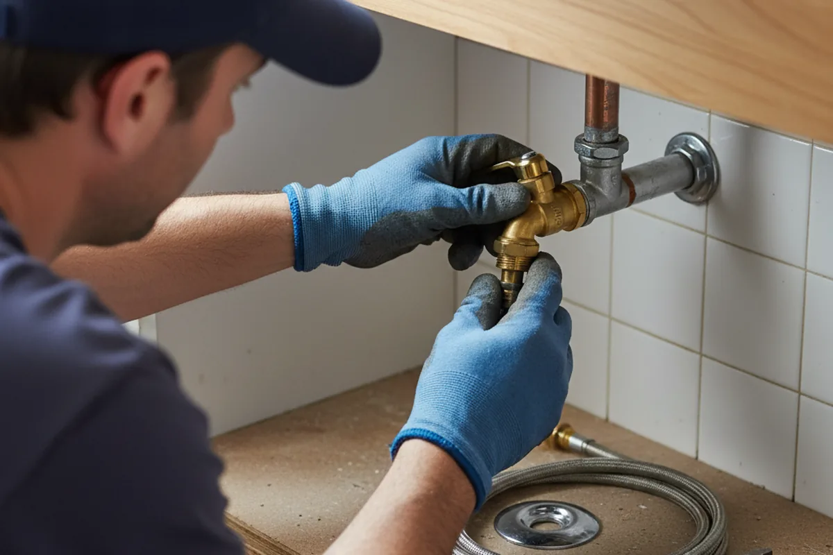Shutoff valve and fitting work during Repiping in Edmonds